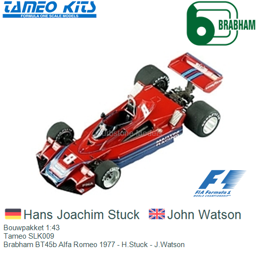 Brabham BT45B, Tameo Kits SLK009 (2003)