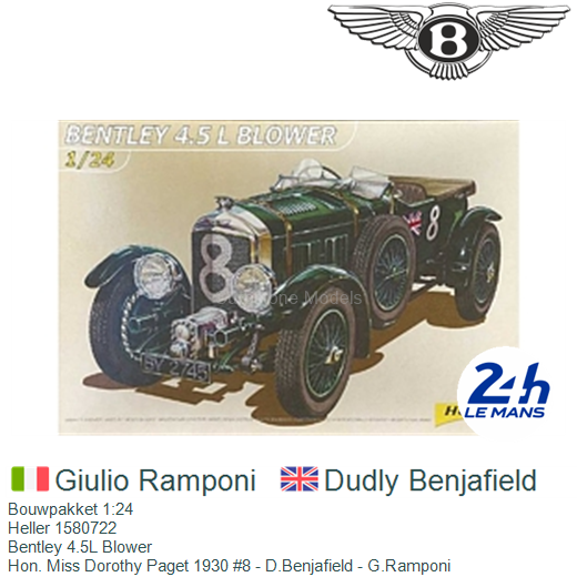 Bentley blower sales model kit