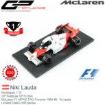 GP Replicas GP064A Replicas Brabham BT46B #1 'Niki Lauda' F1