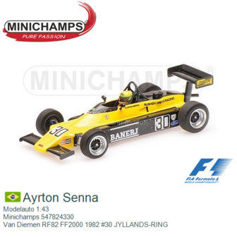 Modelauto 1:43 | Minichamps 547824330 | Van Diemen RF82 FF2000 1982 #30 JYLLANDS-RING