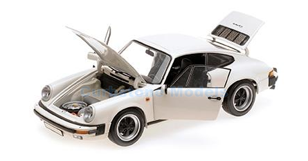 Lyrisch attent emotioneel Modelauto 1:18 | Minichamps 100063024 | Porsche 911 Carrera Coupe 3.2 Wit  1983