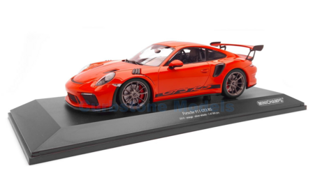 Buurt Absorberen ONWAAR Modelauto 1:18 | Minichamps 155068225 | Porsche 911 GT3 RS (991.2) Lava  Orange / Platinum Wheels