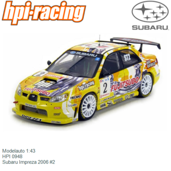 Modelauto 1:43 | HPI 0948 | Subaru Impreza 2006 #2