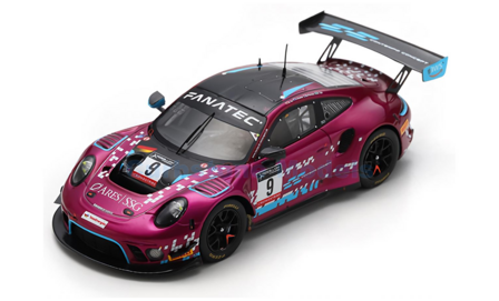 SPARK MODEL: SPARK MODEL SB525 PORSCHE 911 GT3 N.10 24 H SPA 2022  ANDLAUER-DIENST-MULLER 1:43 Maquette voiture - Vendiloshop