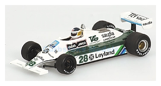 Bouwpakket 1:43 | Tameo SLK022 | Williams FW07B Ford 1980 #28 - C.Reutemann - A.Jones