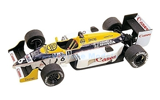 Bouwpakket 1:43 | Tameo TMK049 | Williams FW11 Honda 1986 #6 - N.Piquet - N.Mansell