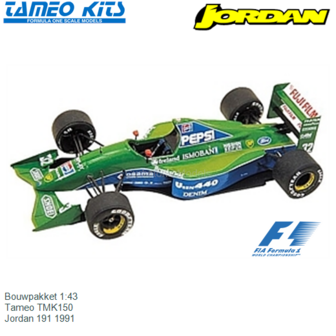 Bouwpakket 1:43 | Tameo TMK150 | Jordan 191 1991