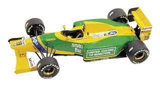 Bouwpakket 1:43 | Tameo TMK159 | Benetton B192 1992 - M.Schumacher - M.Brundle