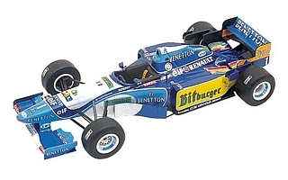 Bouwpakket 1:43 | Tameo TMK200 | Benetton B195 1995 - M.Schumacher - J.Herbert