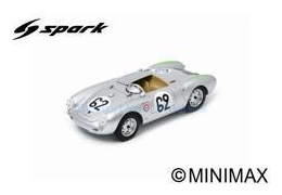 Modelauto 1:43 | Spark S9712 | Porsche Ag 550 RS Spyder 1969 #62 - H.Gl&ouml;ckler - J.Juhan