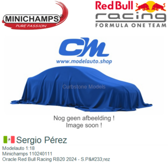 Modelauto 1:18 | Minichamps 110240111 | Oracle Red Bull Racing RB20 2024 - S.P&amp;#233;rez