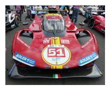 Modelauto 1:43 | Looksmart LSLM183 | Scudera Ferrari AF Corse 499P 2024 #51 - J.Calado - A.Pier Guidi - A.Giovinazzi