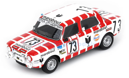 Modelauto 1:43 | Spark 100SPA06 | Toyota Celica GT | Marabout Racing Team 1974 #73 - J.Herman - R.Lambert