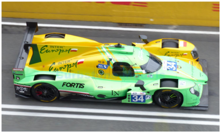 Modelauto 1:43 | Spark S9140 | Oreca 07 Gibson LMP2 | Inter Europol Competition 2024 #34 - C.Novalak  - J.Smiechowski - V.Lomko