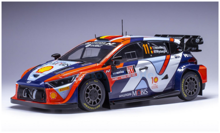 Modelauto 1:18 | IXO-Models 18RMC201.22 | Hyundai Shell Mobis WRT i20 N Rally1 2024 #11 - T.Neuville - M.Wydaeghe