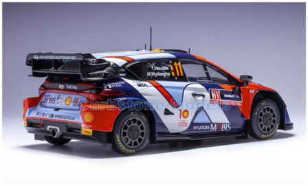 Modelauto 1:18 | IXO-Models 18RMC201.22 | Hyundai Shell Mobis WRT i20 N Rally1 2024 #11 - T.Neuville - M.Wydaeghe