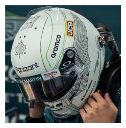 Helm 1:5 | Spark 5HF128 | Bell Helmet | Aston Martin Cognizant F1 Team 2023 #18 - L.Stroll