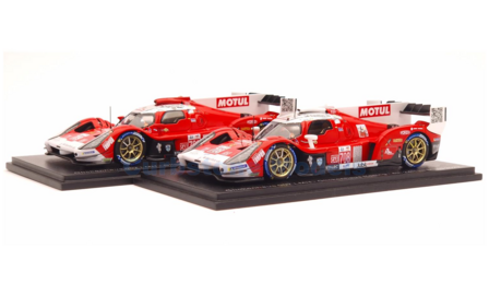 Modelauto 1:43 | Spark S8613-S8614 | Glickenhaus Racing 007 LMH 2-car set 2022 #708 &amp; #709 - R.Briscoe - P.Derani - F.Mailleux 