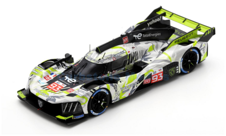 Modelauto 1:43 | Spark S9126 | Peugeot TotalEnergies 9X8 Hybrid Hypercar 2024 #93 - N.M&uuml;ller - M.Jensen - J.Vergne