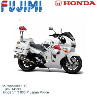 Bouwpakket 1:12 | Fujimi 14130 | Honda VFR 800 P Japan Police