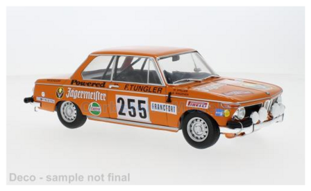 Modelauto 1:18 | IXO-Models 18RMC165.22 | BMW 2002 J&auml;germeister 1973 #255 - W.Stiller - A.Wagener