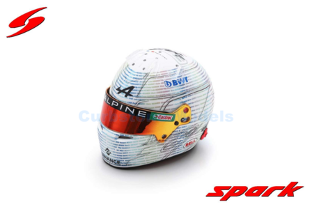 Helm 1:5 | Spark 5HF118 | Bell Helmet | BWT Alpine Formula One Team 2023 #31 - E.Ocon