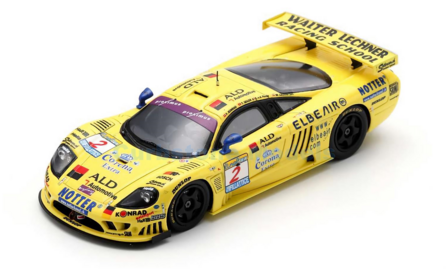 Modelauto 1:43 | Spark 100SPA16 | Saleen S7-R | Konrad Motorsport 2003 #2 - F.Konrad - W.Lechner - E.Van der Poele - T.Seiler