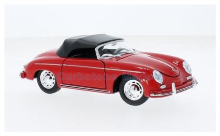 Modelauto 1:24 | Welly 24106H-RED | Porsche 356 A Speedster Red