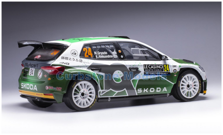 Modelauto 1:18 | IXO-Models 18RMC155B.22 | Skoda Fabia Rally2 | TokSport 2023 #24 - N.Gryazin - K.Aleksandrov