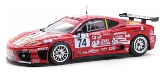 Modelauto 1:43 | Red Line Models RL003 | Ferrari 360 Modena 2002 #74 - L.Cazenave - C.Gomez