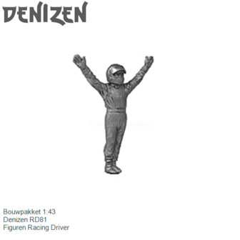 Bouwpakket 1:43 | Denizen RD81 | Figuren Racing Driver