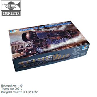 Bouwpakket 1:35 | Trumpeter 00210 | Kriegslokomotive BR-52 1942