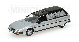 Modelauto 1:43 | Minichamps 400111495 | Citro&euml;n CX Break Leichen wagen Zilver