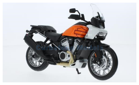 Motorfiets 1:12 | Maisto 32338WHITE | Harley Davidson Pan America White / Orange