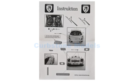 Bouwpakket 1:18 | Tremonia CW19768 | Detailkit Lamborghini Gallardo