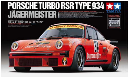 Bouwpakket 1:24 | Tamiya 24328 | Porsche 934 Turbo RSR | Max Moritz Team 1976 #24 - H.Kelleners