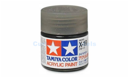  | Tamiya 81519 | Acrylic Paint X19 10 ml Bottle Smoke