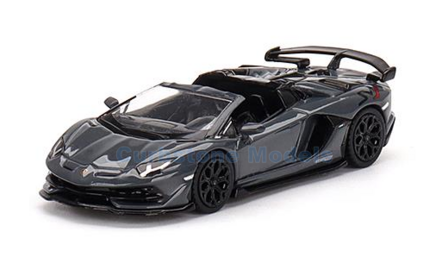 Modelauto 1:64 | MiniGT MGT00425 | Lamborghini Aventador SVJ Roadster Grigio Telesto