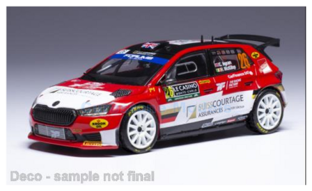 Modelauto 1:43 | IXO-Models RAM922SPLQ.22 | Skoda Fabia RS Rally 2 2024 #26 - C.Ingram - H.McKillop