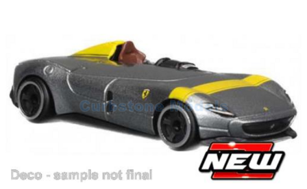 Modelauto 1:64 | Maisto 15700-01 | Ferrari Monza SP1 Silver and Yellow