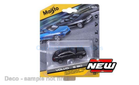 Modelauto 1:64 | Maisto 15751S90 | Volvo S90 Black