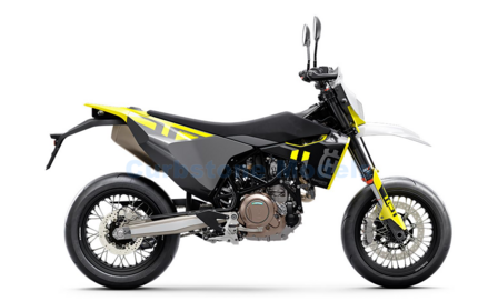 Motorfiets 1:18 | Maisto MAI39300H | Husqvarna Husky 701 Supermoto Black and Yellow