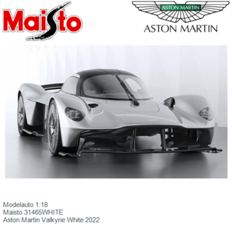 Modelauto 1:18 | Maisto 31465WHITE | Aston Martin Valkyrie White 2022