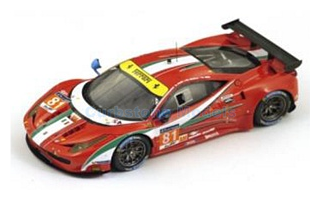 Modelauto 1:43 | Looksmart LSLM09 | Ferrari 458 Italia LM GTE-Am | AF Corse 2014 #81 - S.Wyatt - S.Bird - M.Rugulo