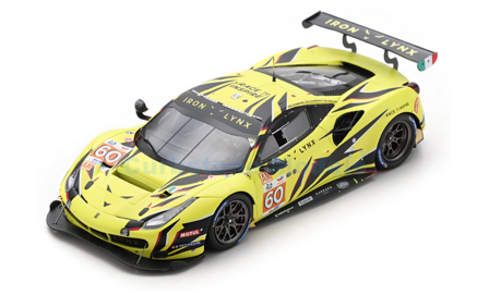 Modelauto 1:43 | Looksmart LSLM147 | Ferrari 488 GTE EVO LMGTE-AM | Iron Lynx 2022 #60 - C.Schiavoni - A.Balzan - R.Giammaria