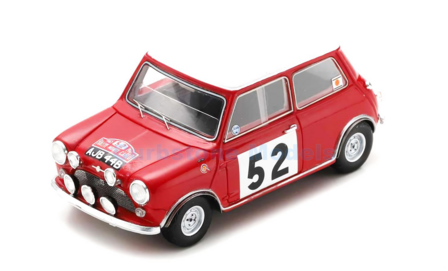 Modelauto 1:43 | Spark S1193 | BMC Mini Cooper S 1965 #52 - T.M&auml;kinen - P.Easter