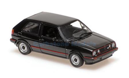 1:43 | Minichamps 940054125 | Volkswagen Golf GTI 4-Door Zwart metallic 1985