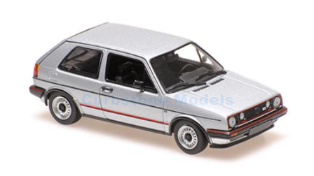 Modelauto 1:43 | Minichamps 940054126 | Volkswagen Golf GTI 4-Door Zilver metallic 1985