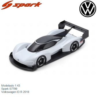 Modelauto 1:43 | Spark S7799 | Volkswagen ID.R 2018