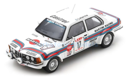 Modelauto 1:43 | Spark S8510 | BMW 323i | Martini Racing 1980 #17 - H.Delbar - W.Lux